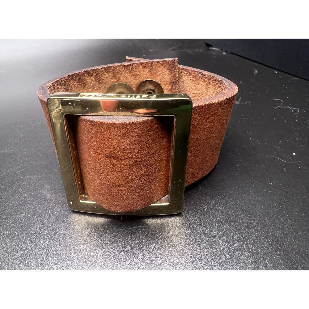 Rustic Cuff Leather Buckle Bracelet 25$